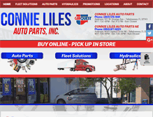 Tablet Screenshot of connielilesautoparts.com